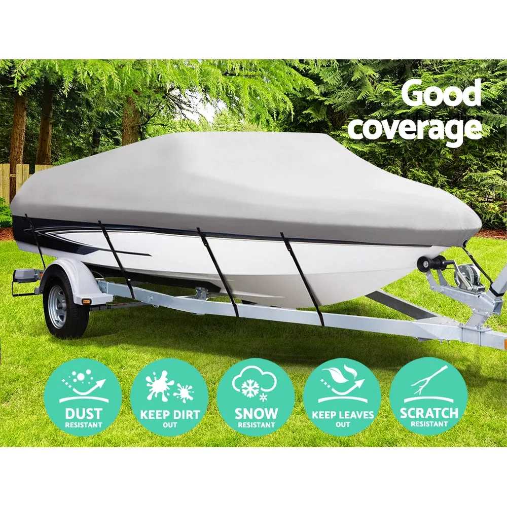 16-18.5 foot Waterproof Boat Cover - Grey