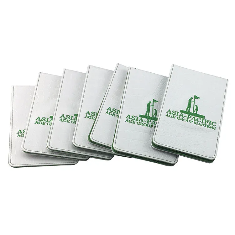 200 x Custom Golf Yardage Book Covers / Scorecard Holders