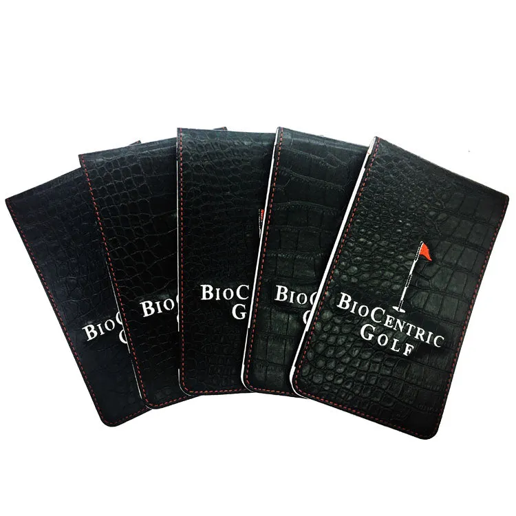 200 x Custom Golf Yardage Book Covers / Scorecard Holders