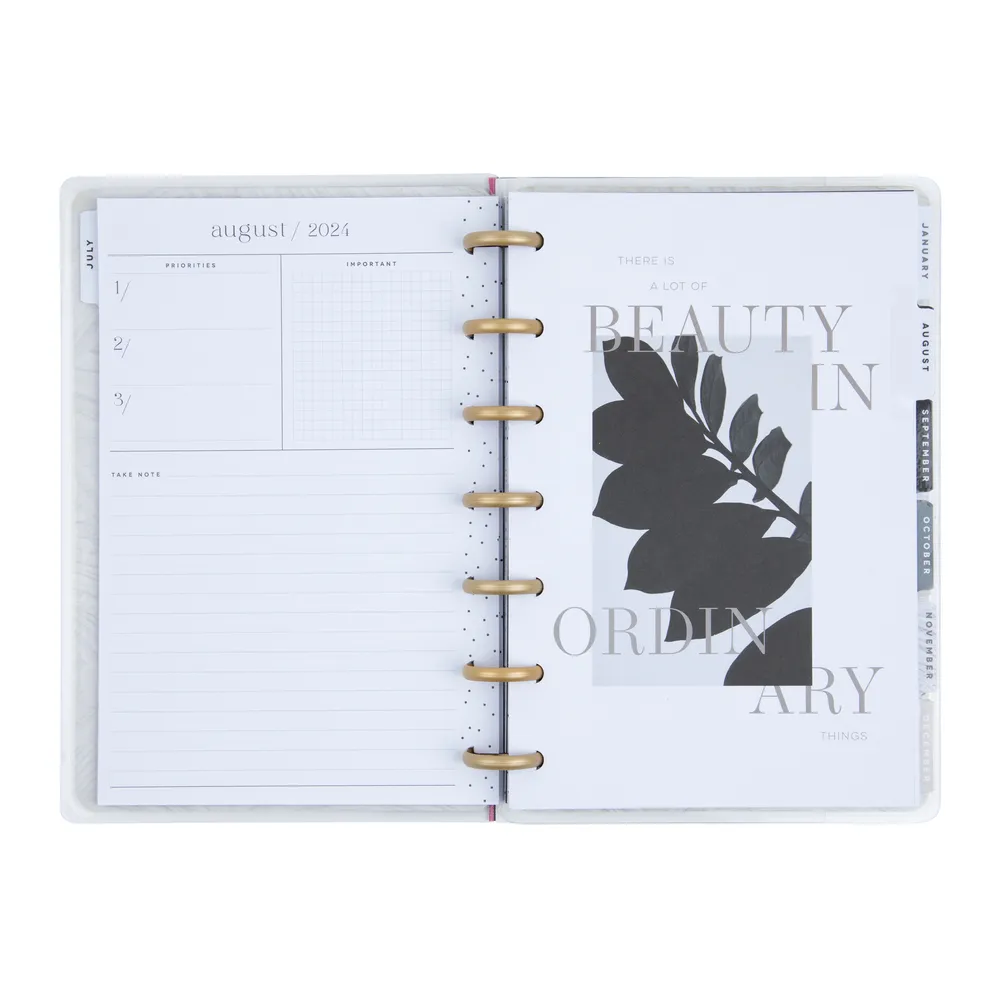 2024 Ink & Arbor Happy Planner - Mini Dashboard Layout - 12 Months