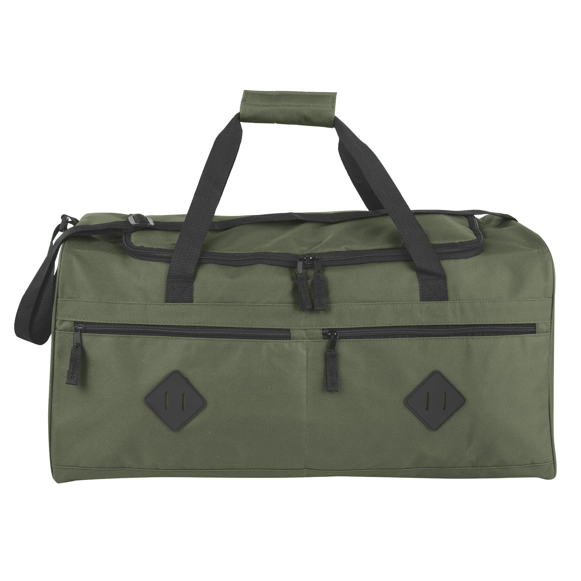 24 Inch Multi Pocket Duffle Bag - Solid Colors