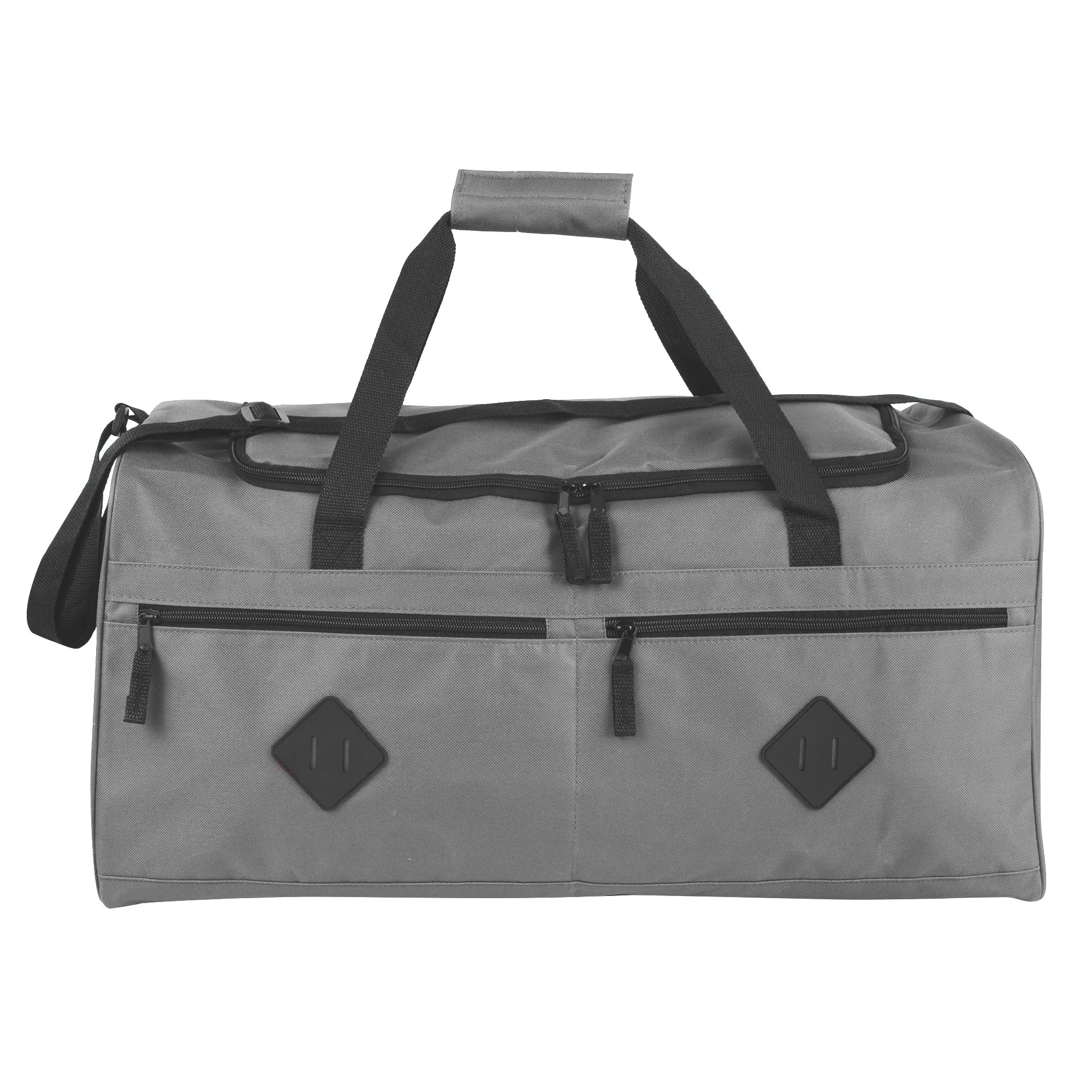 24 Inch Multi Pocket Duffle Bag - Solid Colors