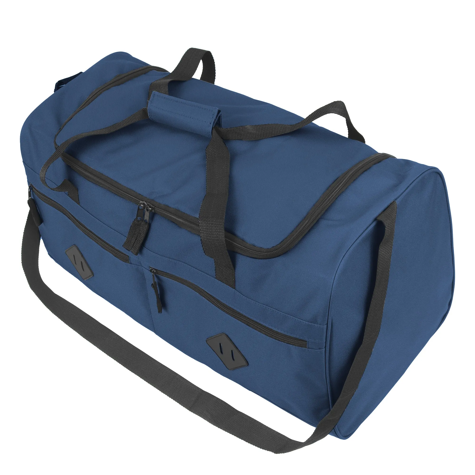 24 Inch Multi Pocket Duffle Bag - Solid Colors