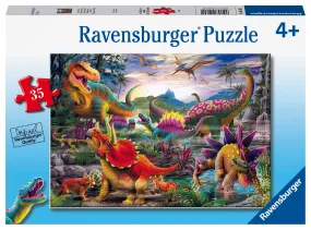 35 PC T-Rex Terror Puzzle