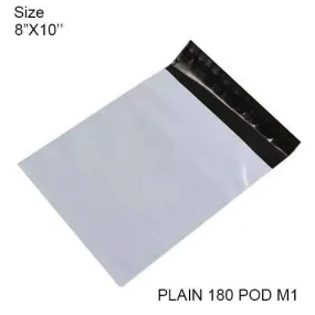 901 Tamper Proof Courier Bags(8X10 PLAIN 180 POD M1) - 100 pcs