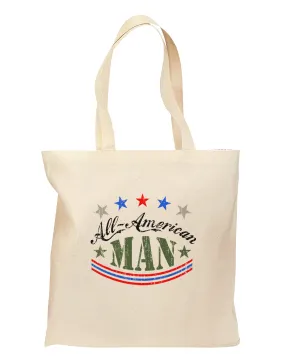 All-American Man Grocery Tote Bag