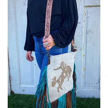 American Darling Conceal Carry Bronc Hide Purse