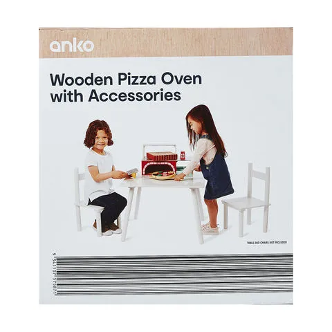 Anko Wooden Pizza Oven with Accessories  Ages 3  Years