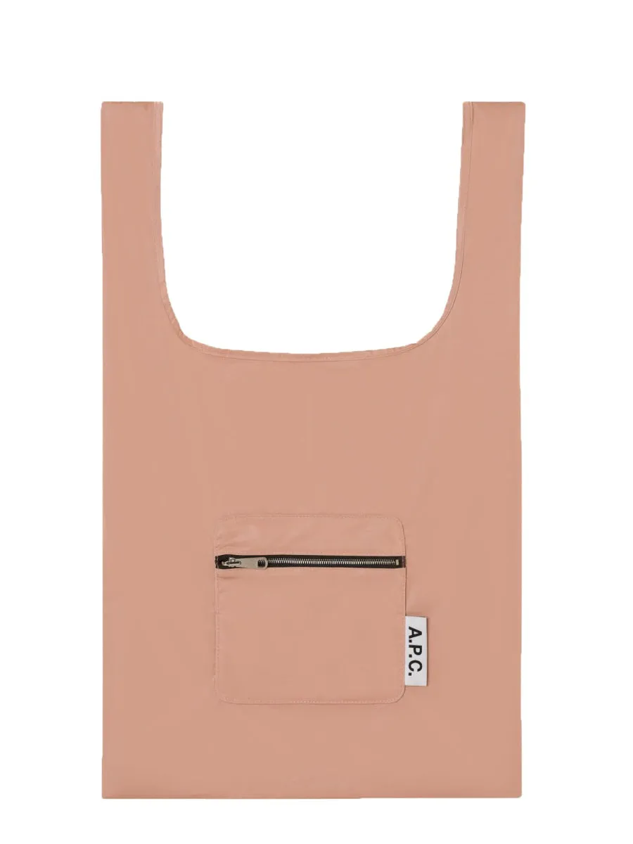 A.P.C. Ultralight Minimal Zipped Shopping Bag