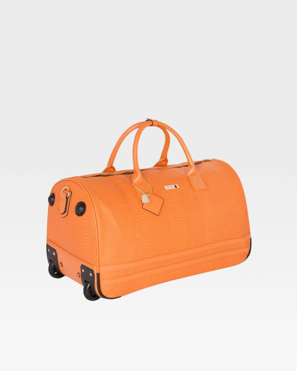 Apollo 1 Backpack & Rolling Duffle Bag Set in Tangerine