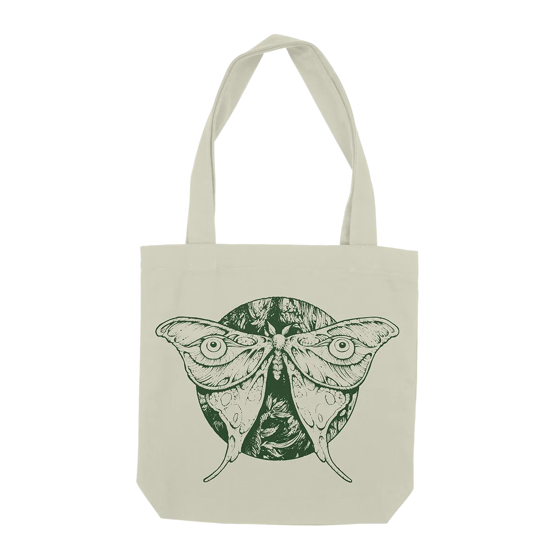 Arik Roper "Occulus Moth" Natural Tote Bag