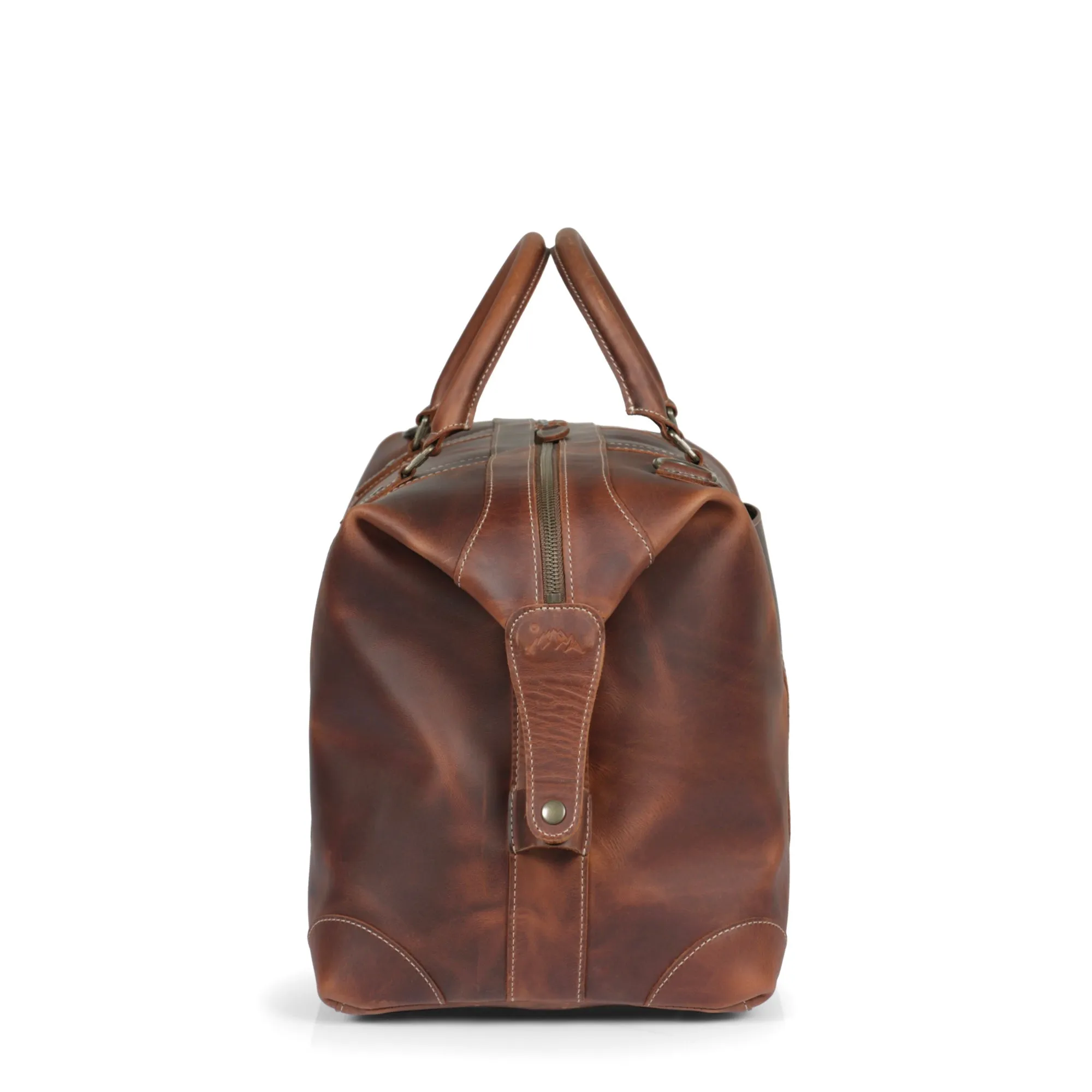 Avalanche Leather Weekender Duffle Bag