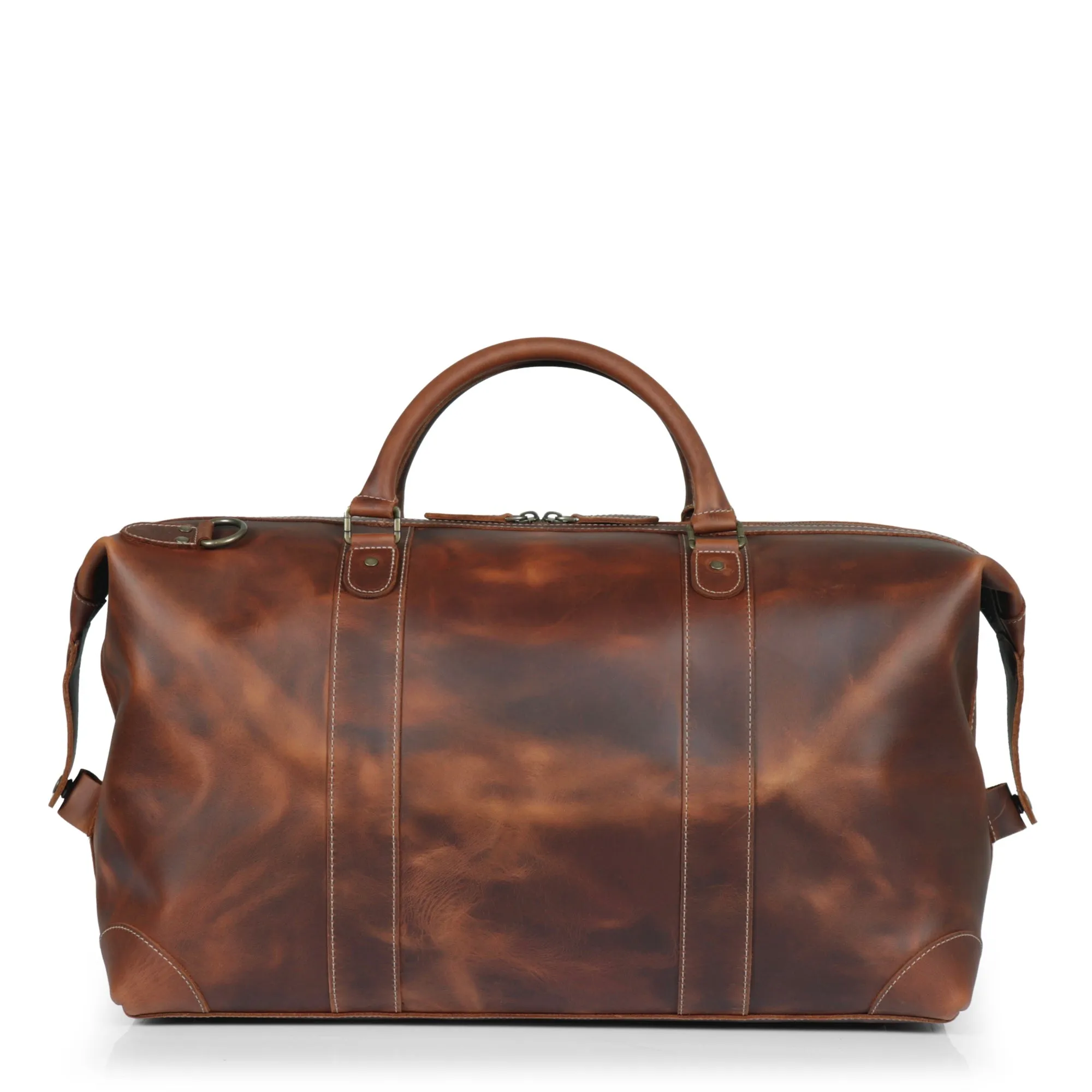 Avalanche Leather Weekender Duffle Bag