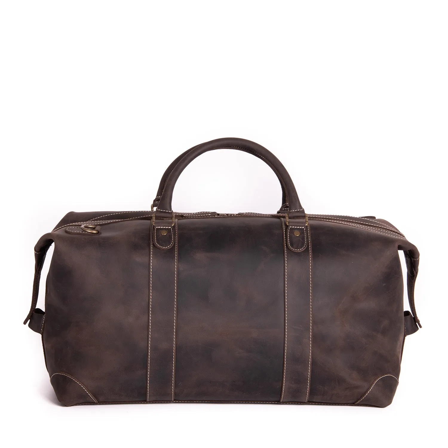 Avalanche Leather Weekender Duffle Bag