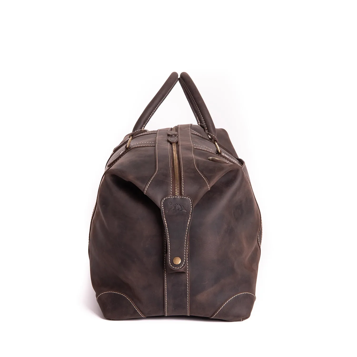 Avalanche Leather Weekender Duffle Bag