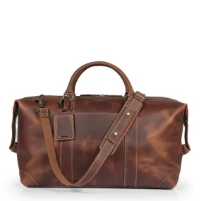 Avalanche Leather Weekender Duffle Bag