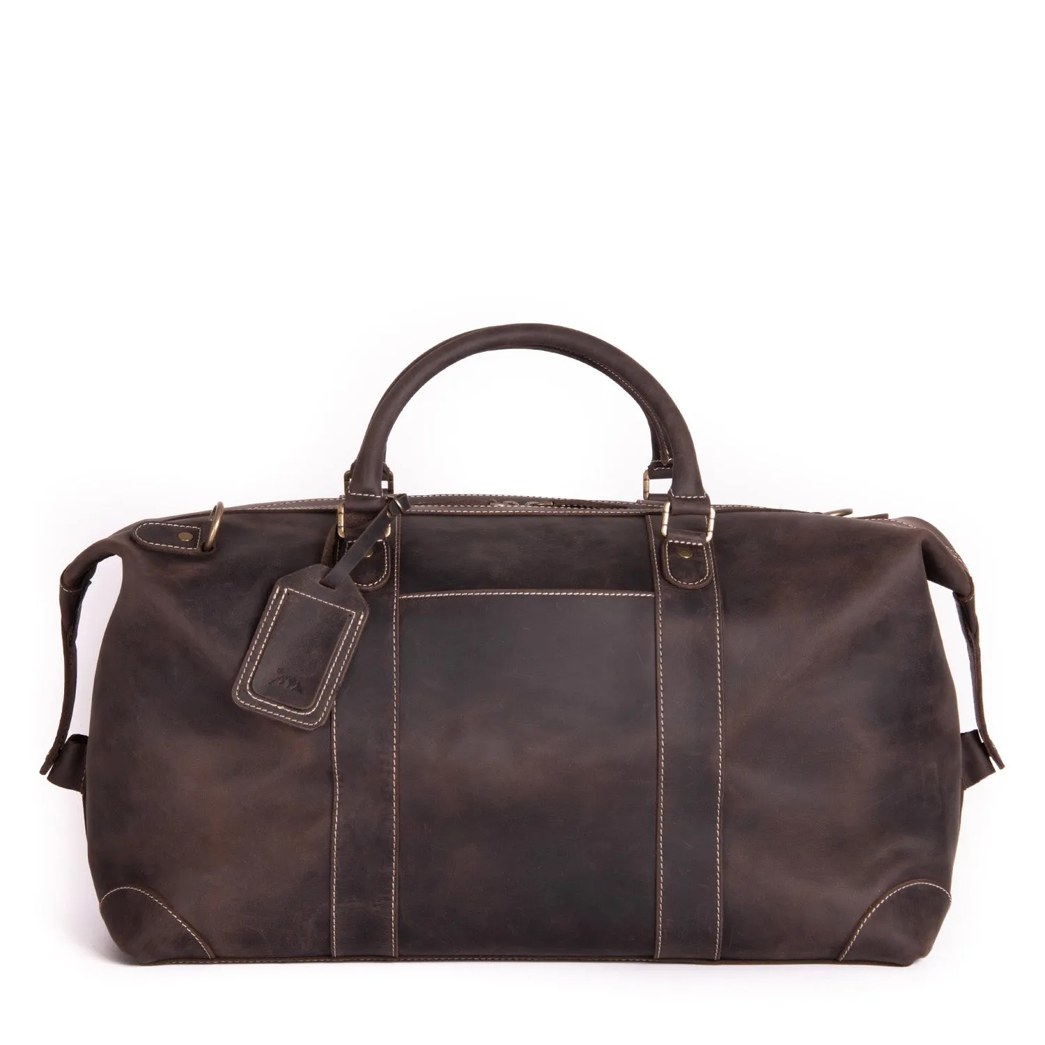 Avalanche Leather Weekender Duffle Bag