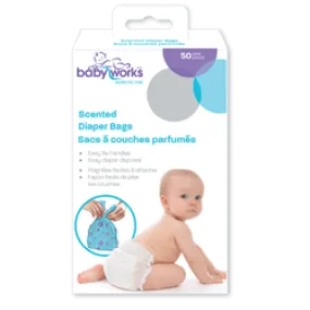 Babyworks - Disposable Scented Diaper Bags -50pk