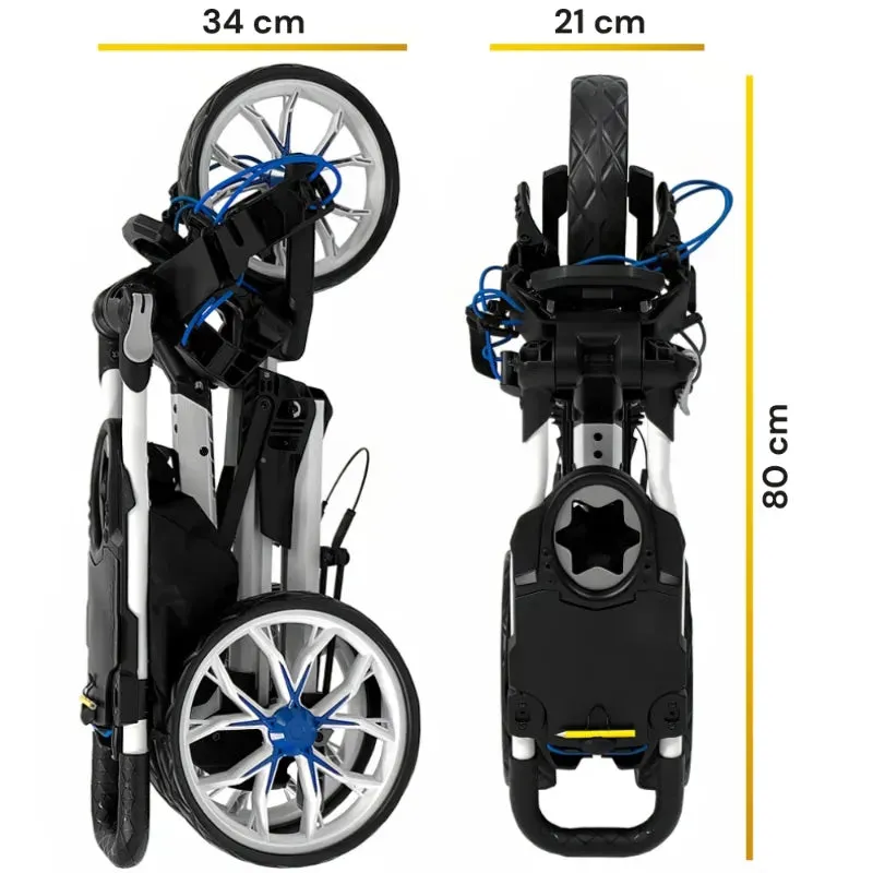 Bag Boy Slimfold Push Golf Trolley TRBBSLBB