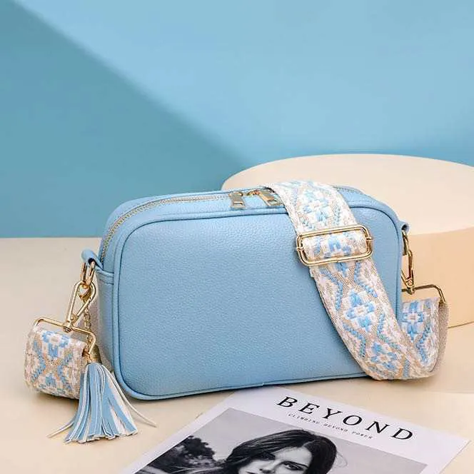 Bango Strap with Purse - Light Blue