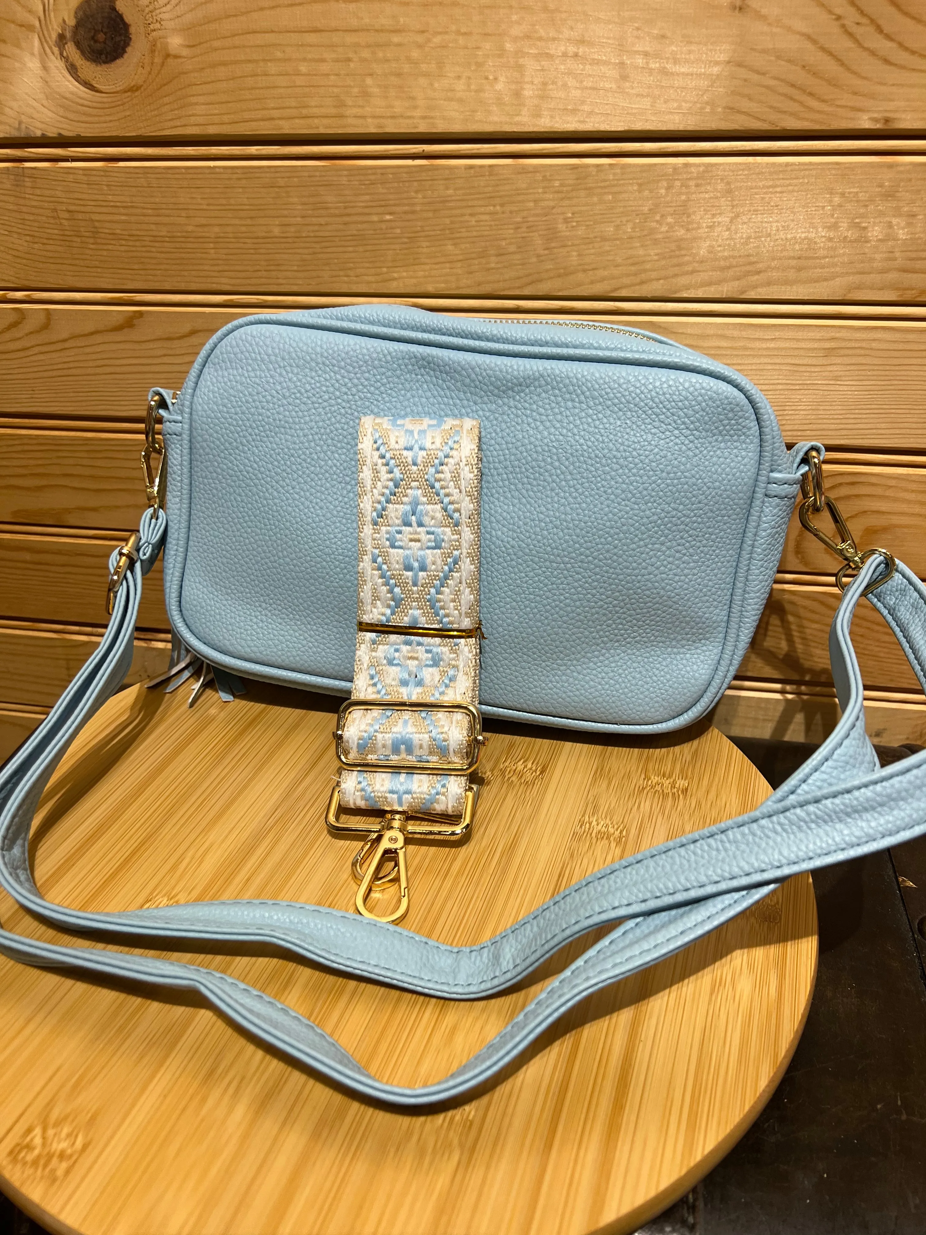 Bango Strap with Purse - Light Blue