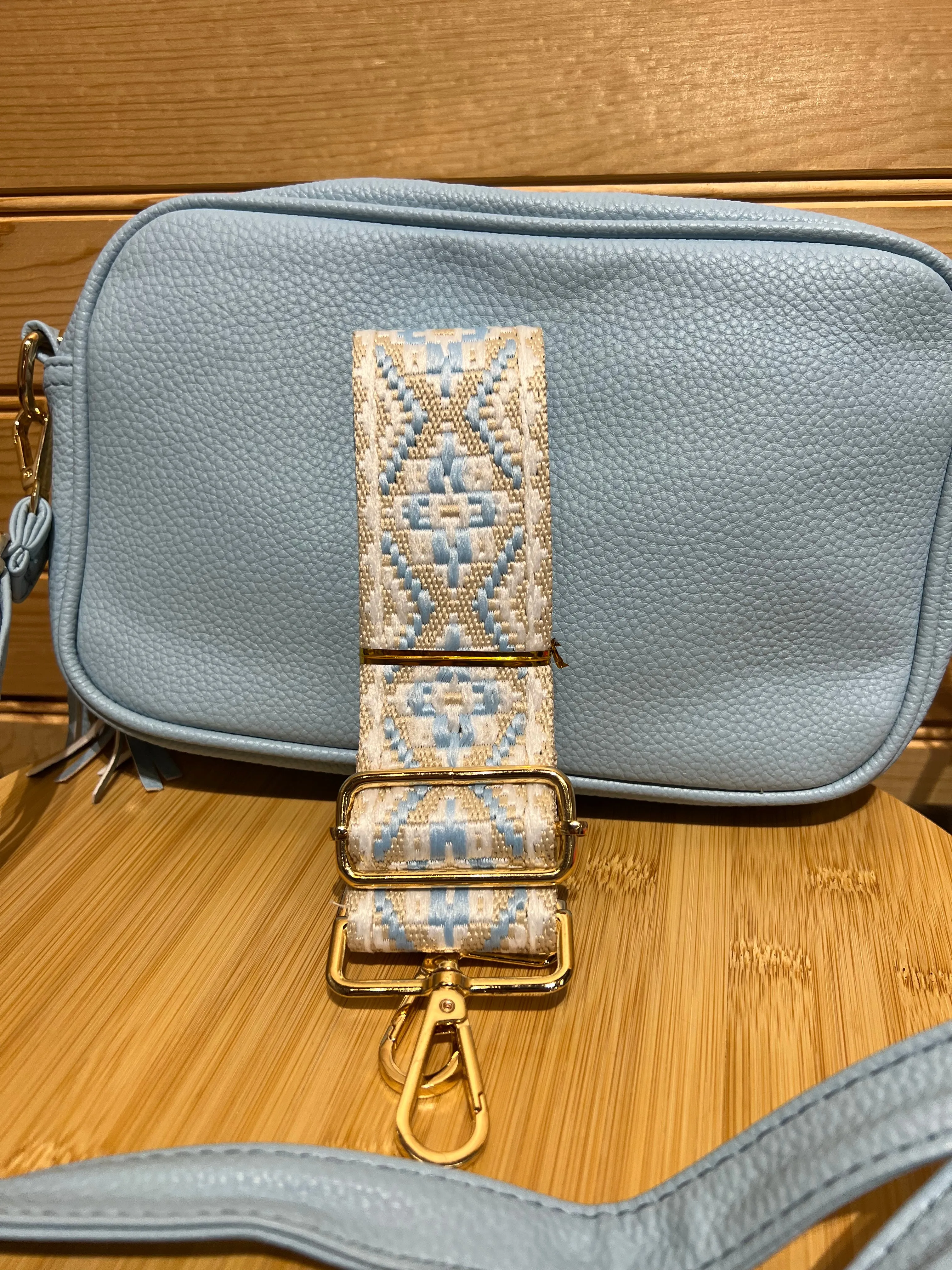 Bango Strap with Purse - Light Blue