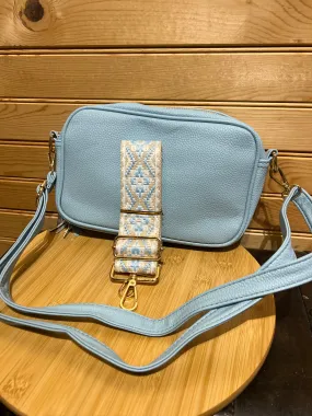 Bango Strap with Purse - Light Blue