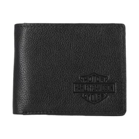 BAR & SHIELD LEATHER WALLET WITH PASSCASE