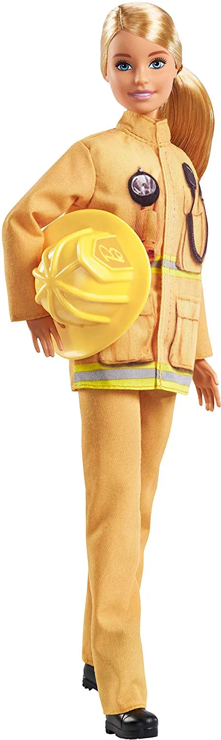 Barbie 60th Anniversary Careers Firefighter Doll with Accessories