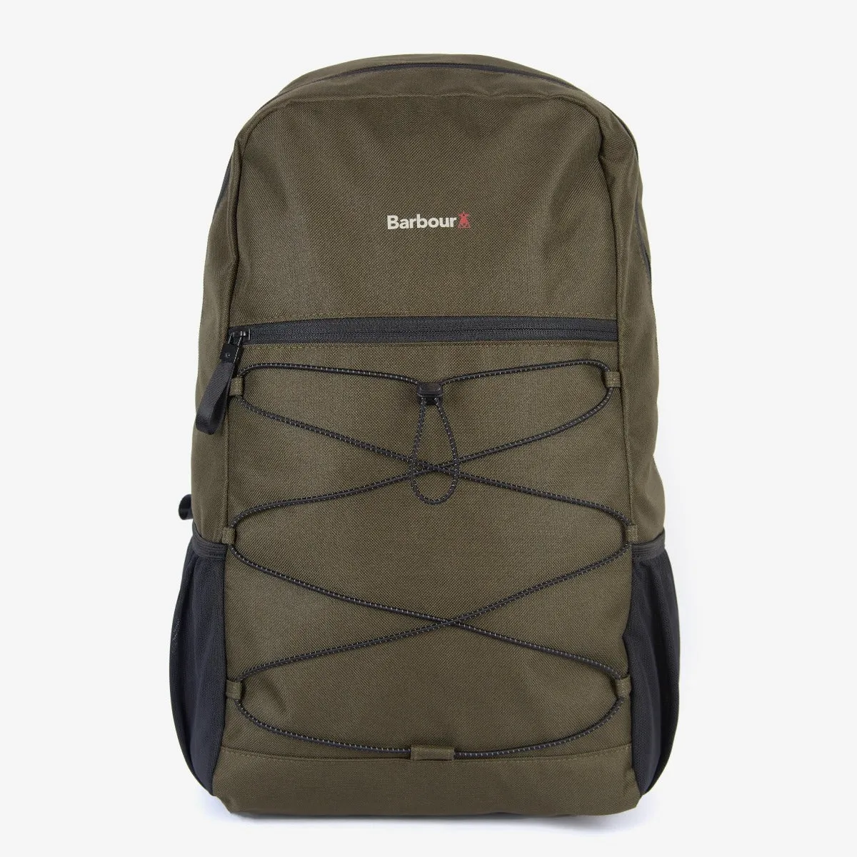 Barbour Arwin Canvas Explorer Backpack in Olive/Black