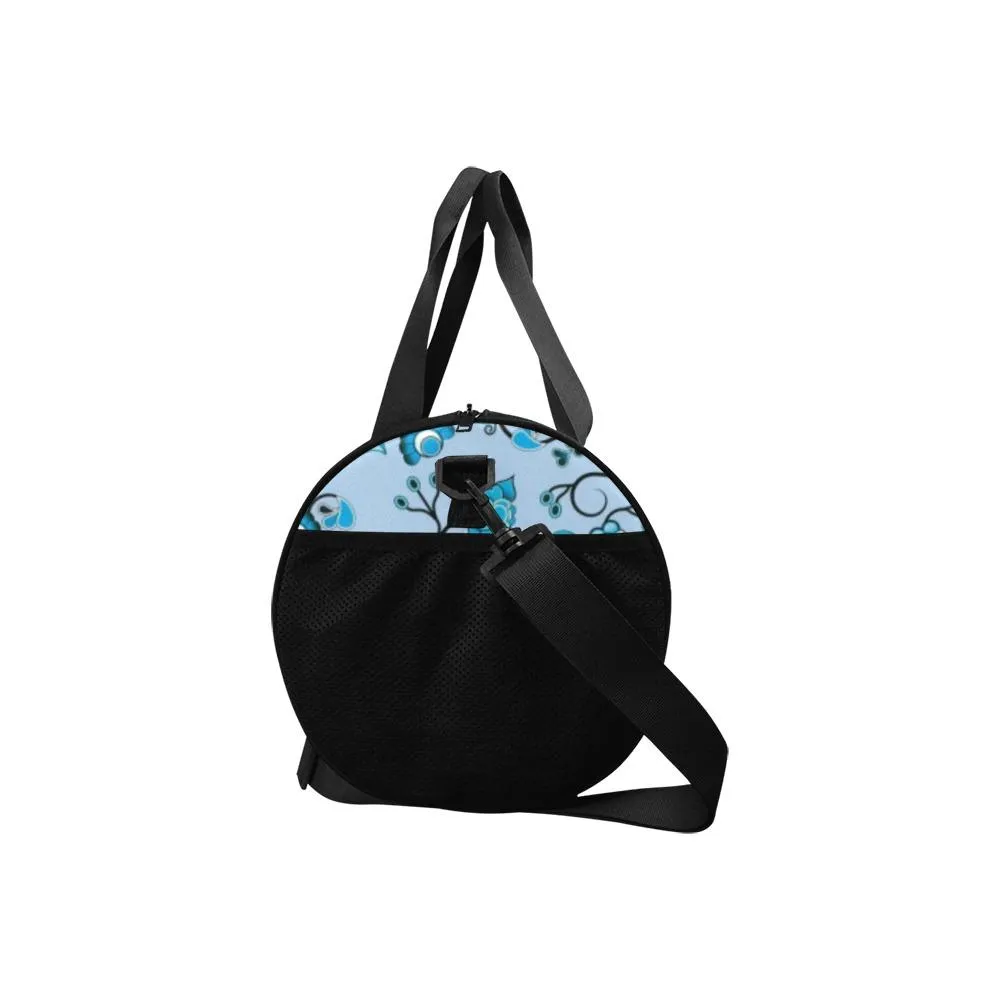 Blue Floral Amour Duffle Bag