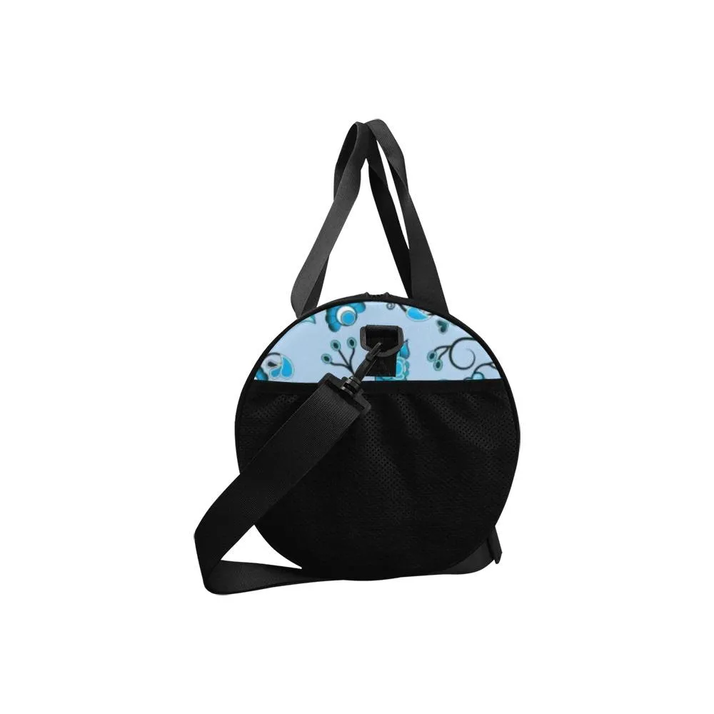 Blue Floral Amour Duffle Bag