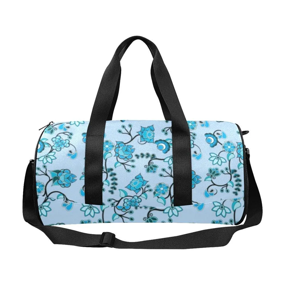 Blue Floral Amour Duffle Bag