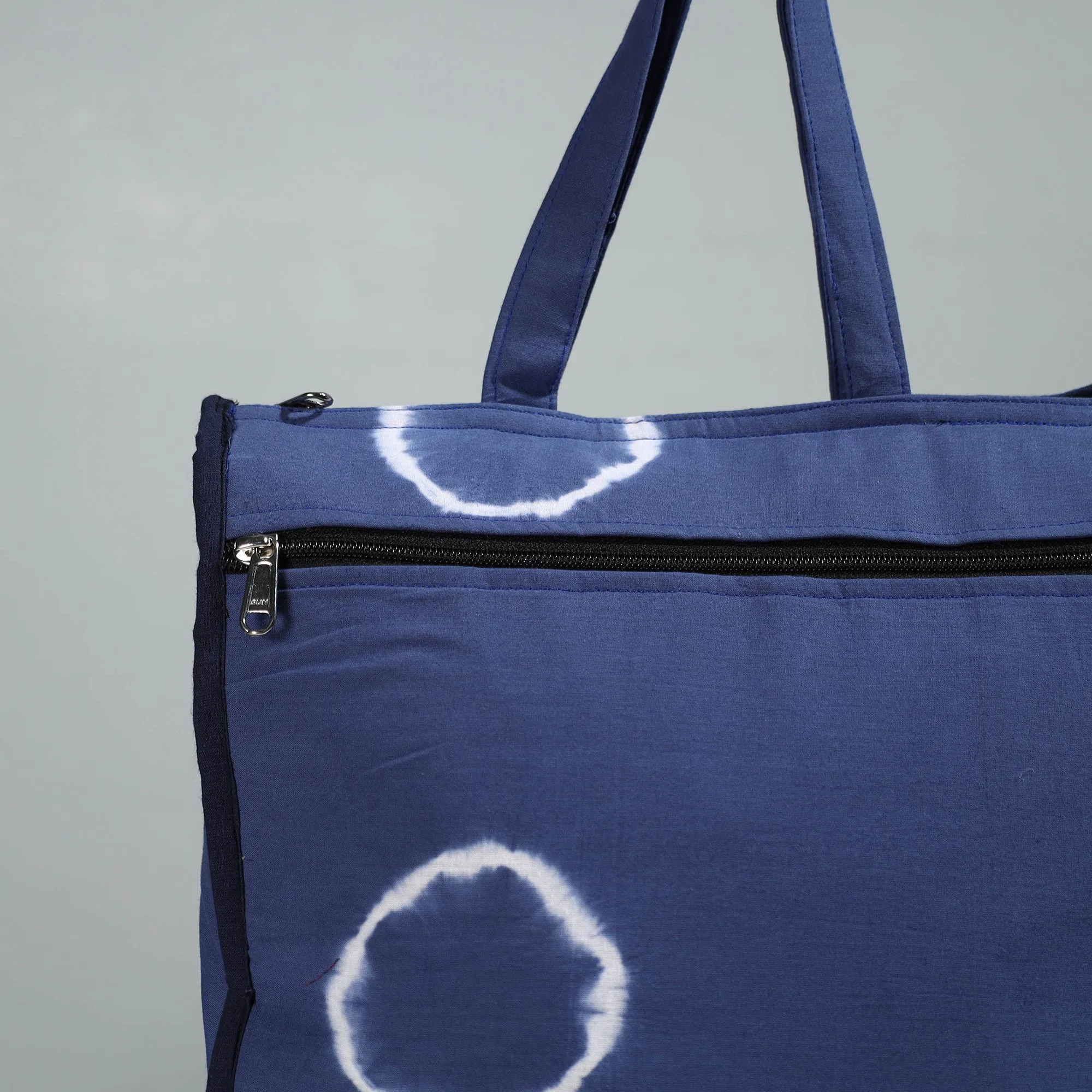 Blue - Handcrafted Cotton Shopping Bag 26