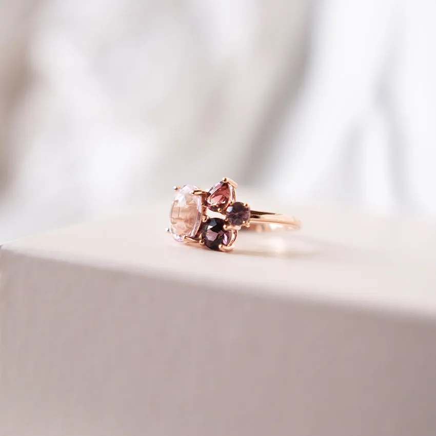 Blush Morganite 14k Rose Gold Ring