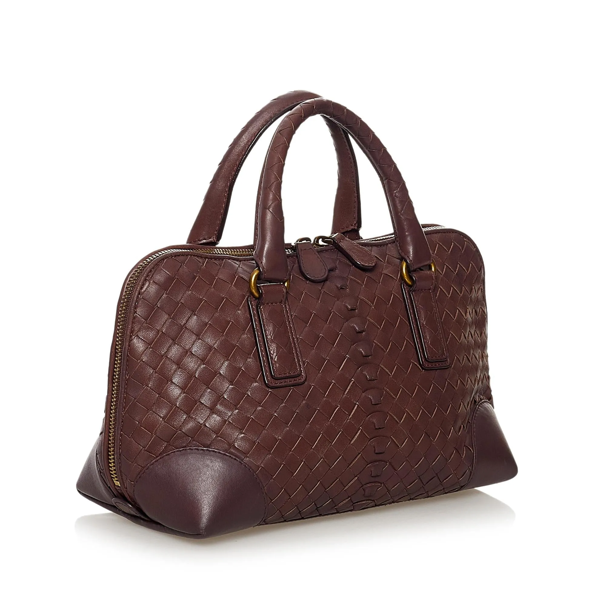 Bottega Veneta Intrecciato Leather Handbag (SHG-31751)