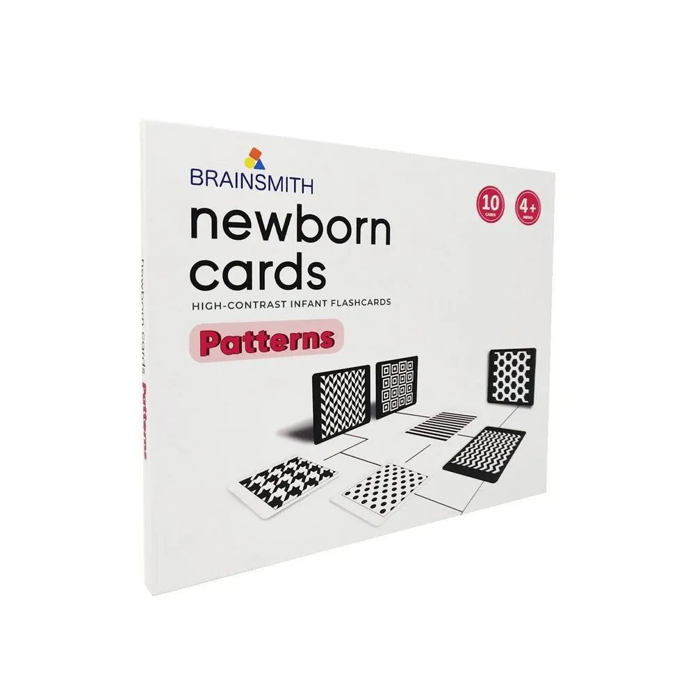 Brainsmith Patterns Newborn High Contrast Flash Cards-10 Cards