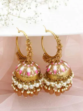 Brown Rajamani Jhumkis