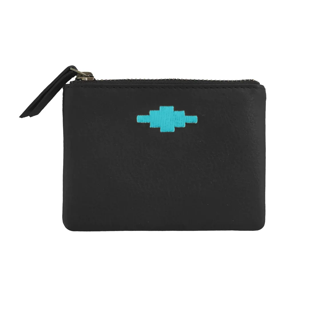 Cambio Pouch Purse - Black/Blue by Pampeano