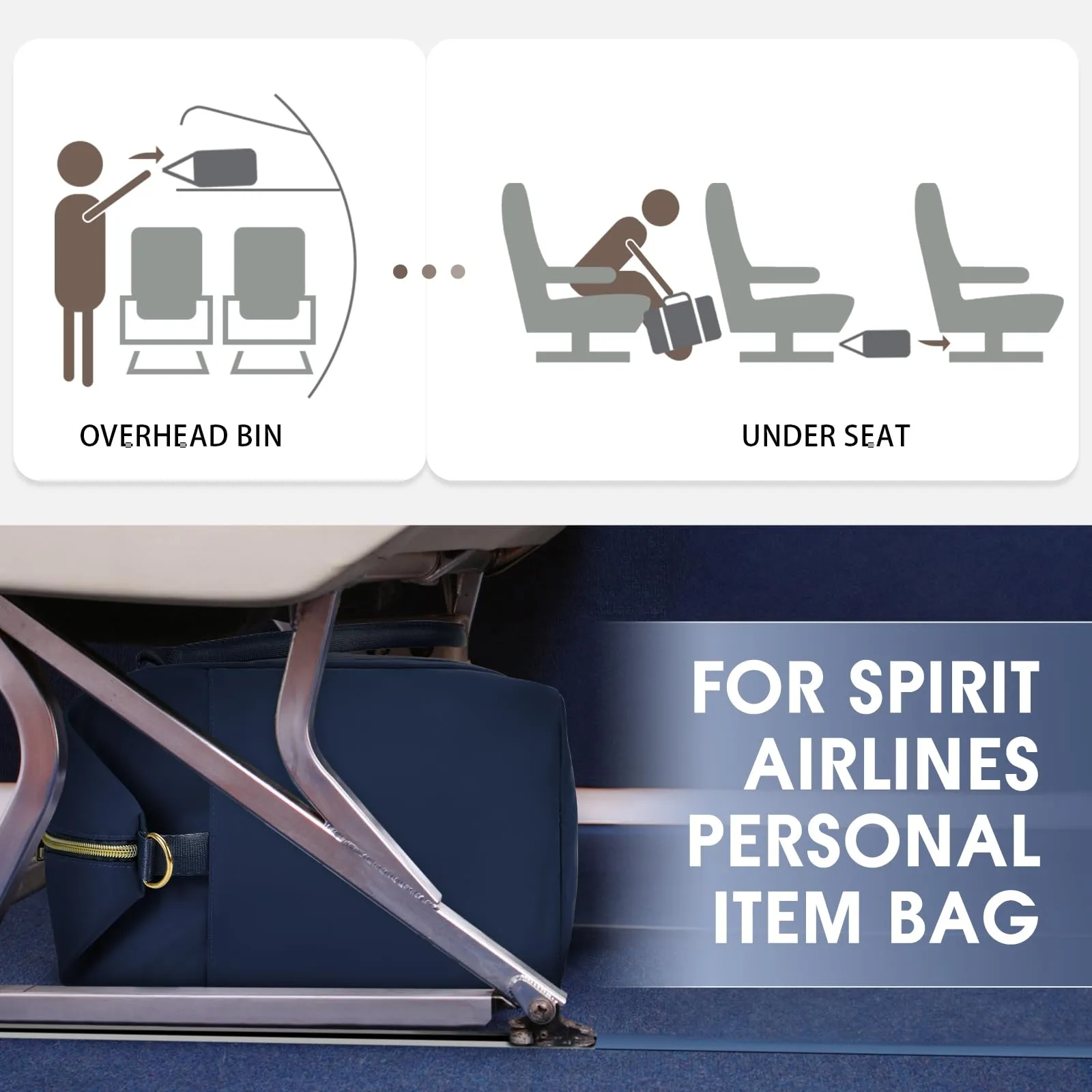 Carry-on Luggage Travel Duffle Bag Spirit Airlines