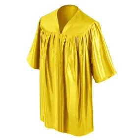 Child Shiny Gold Graduation Gown - Preschool & Kindergarten Gowns