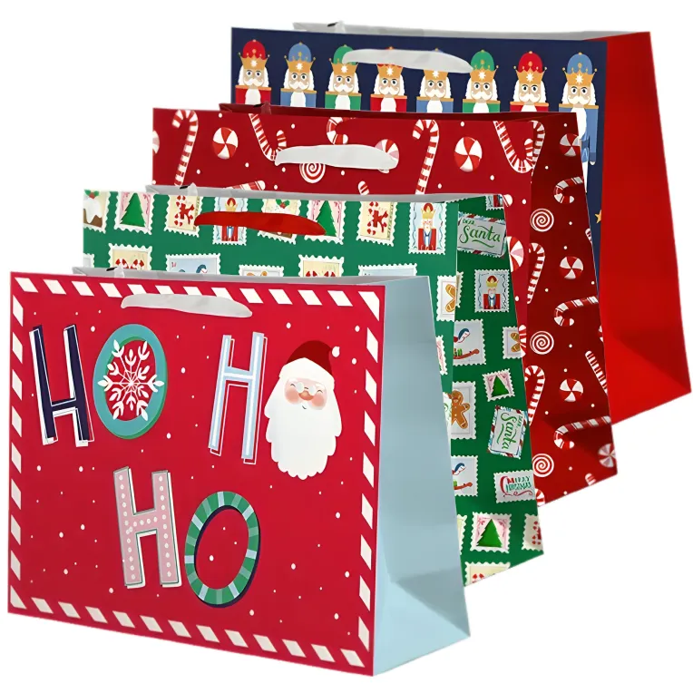 Christmas Landscape Large Gift Bag (Design Options)