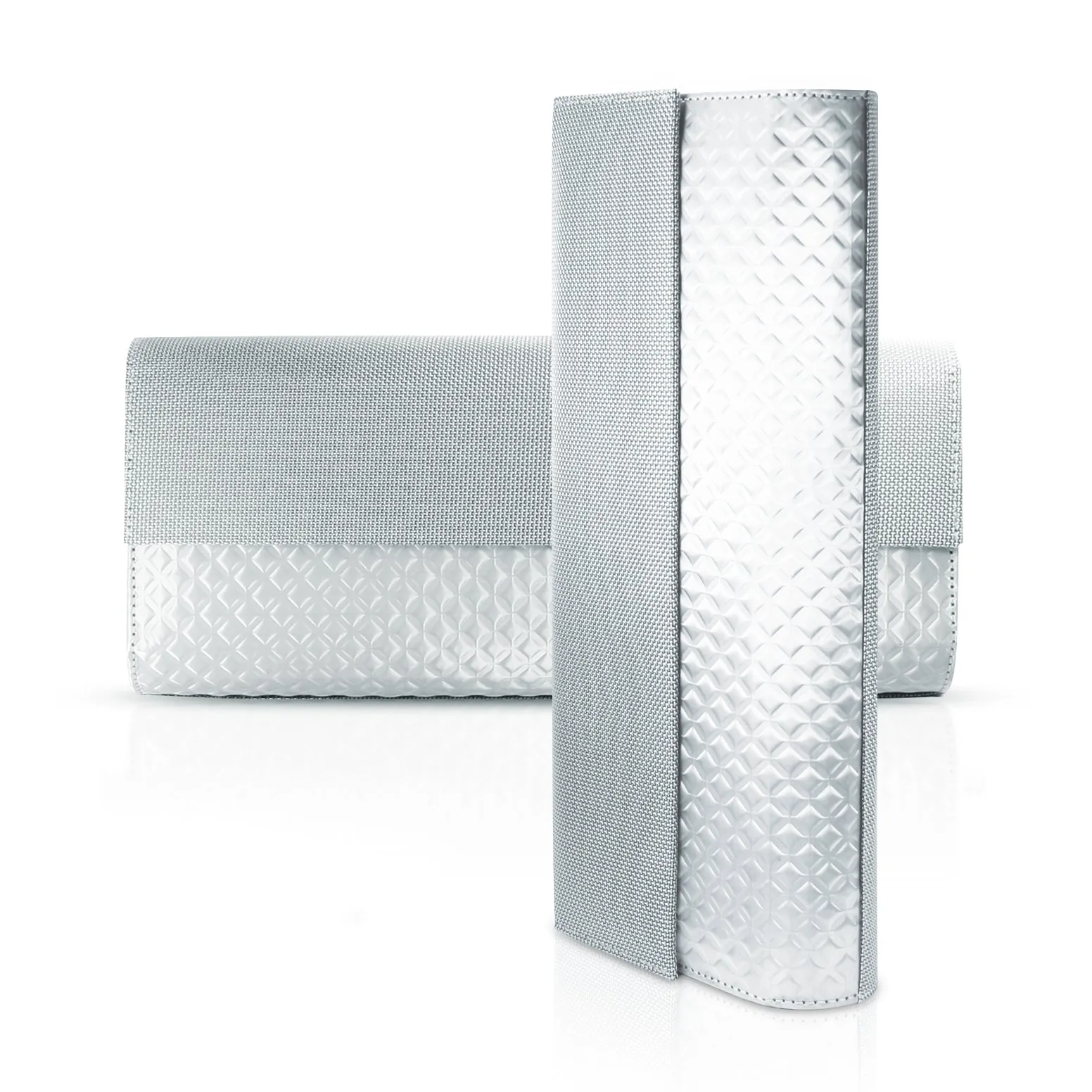 Clutch No. 5, Diamond Horizon, Silver