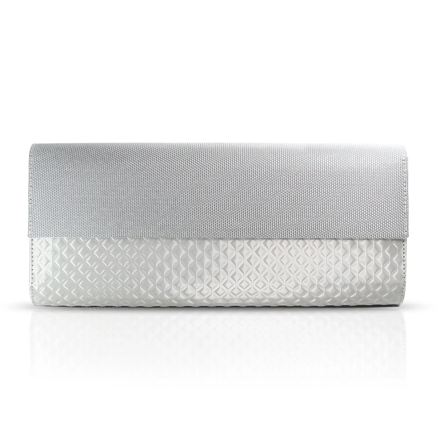 Clutch No. 5, Diamond Horizon, Silver