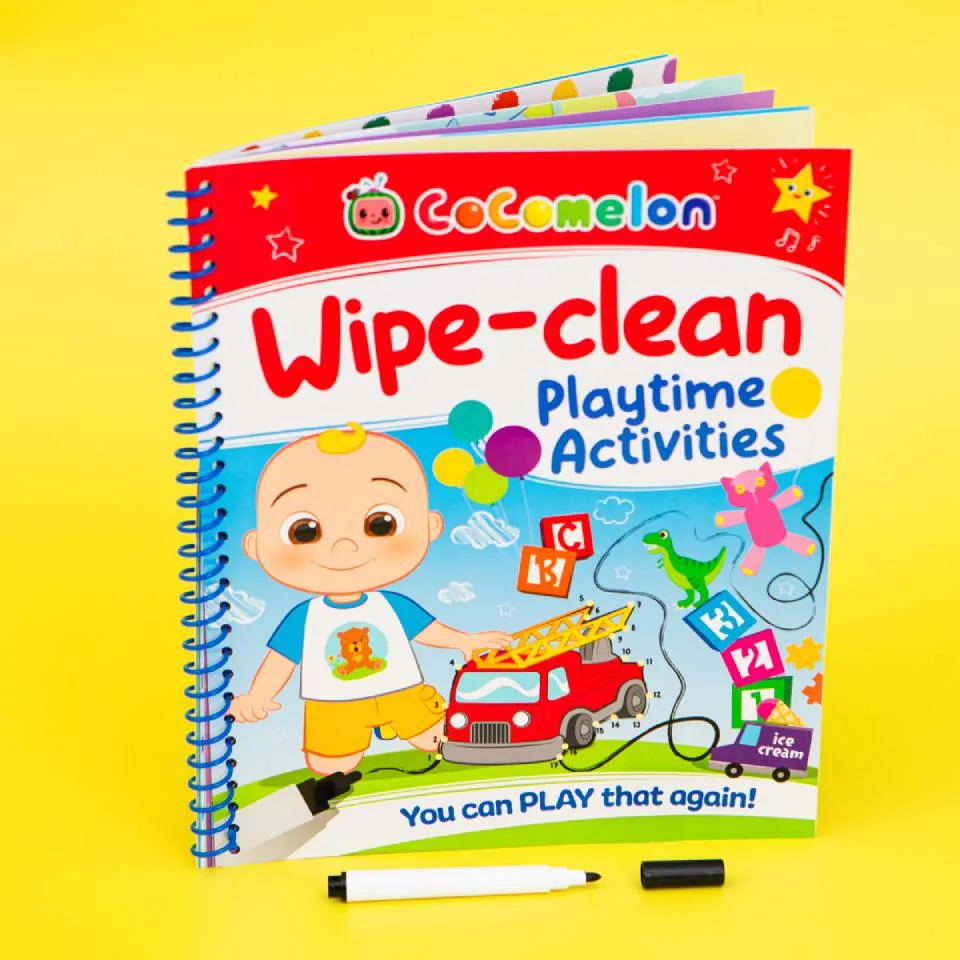 CoComelon Wipe-Clean Playtime Activities Book