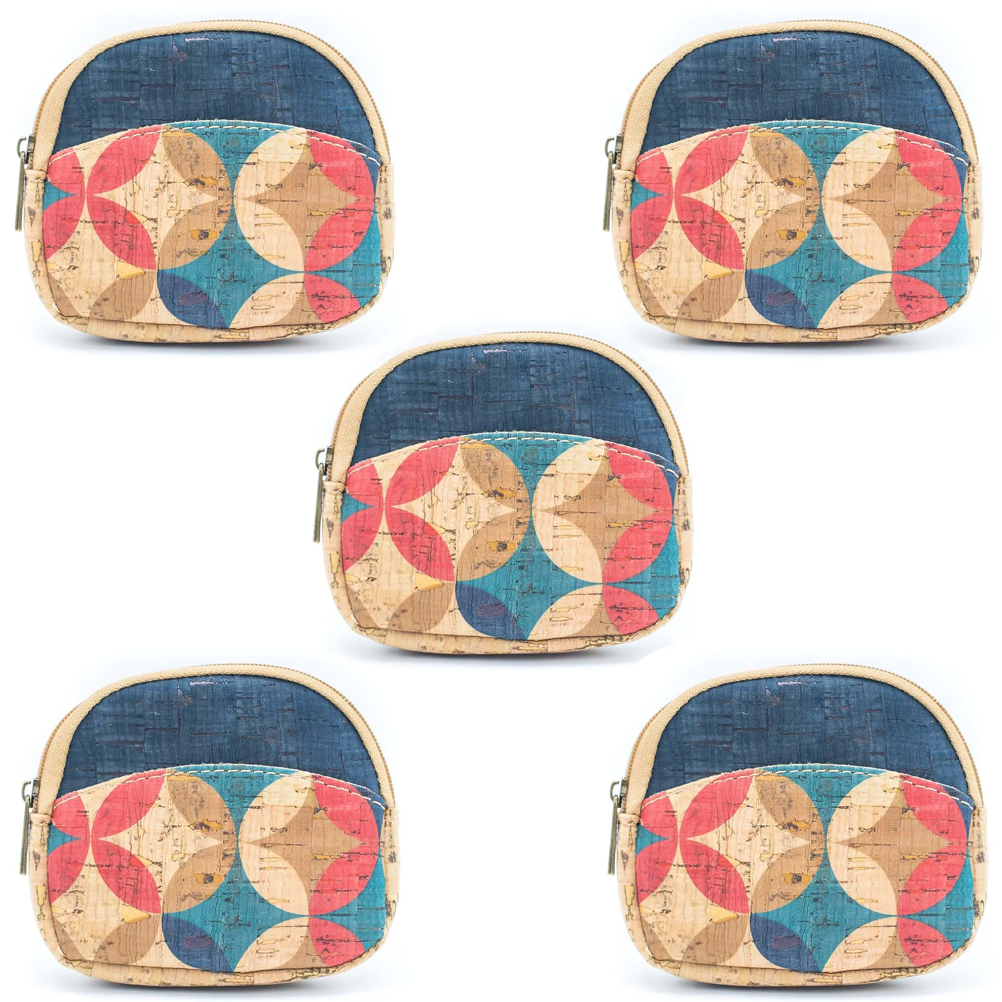 Coin purse Mini Printed Cork Purse  BAGD-271(10units)