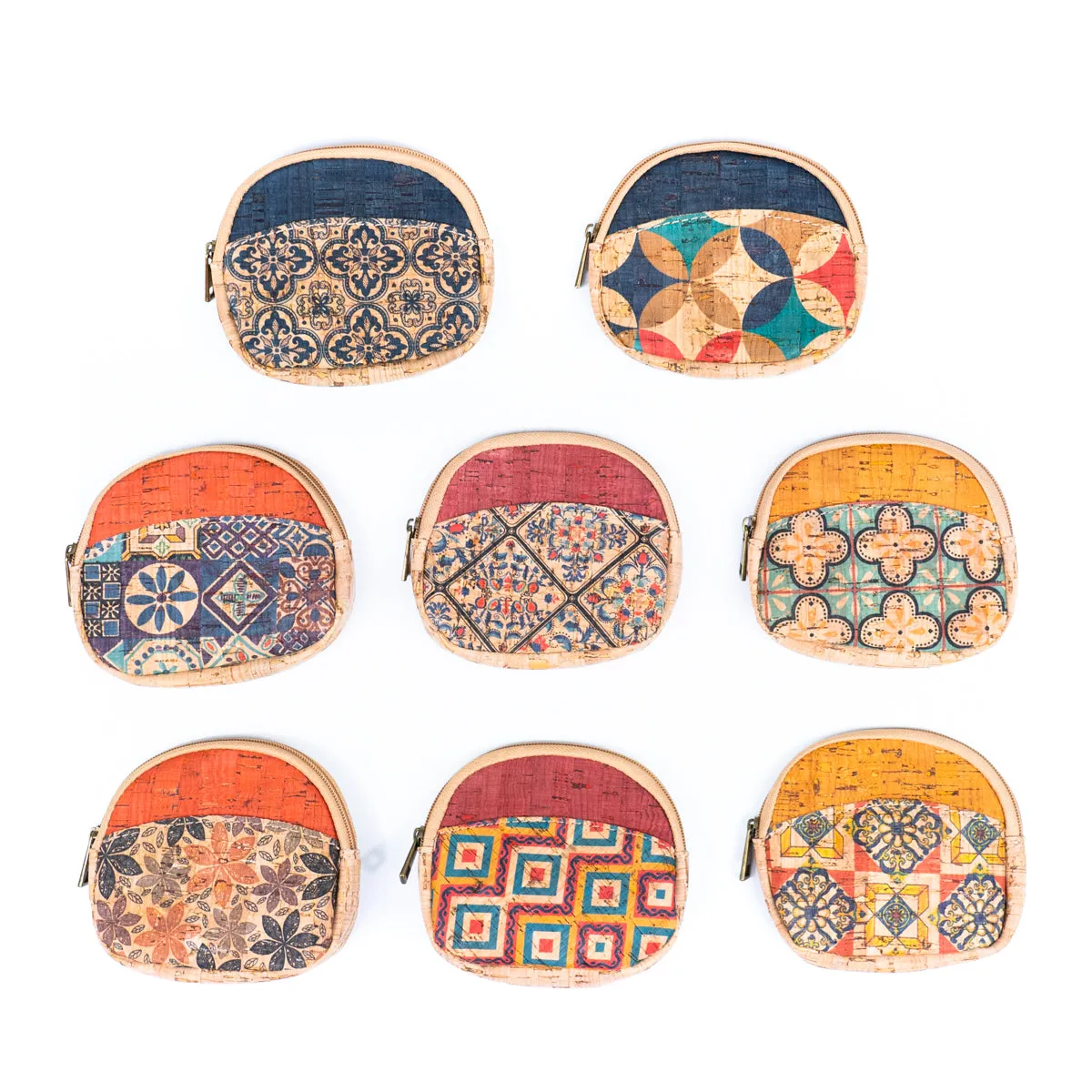 Coin purse Mini Printed Cork Purse  BAGD-271(10units)