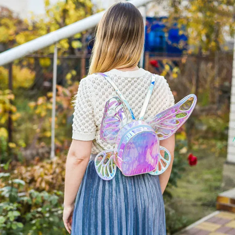 Colorful Butterfly Wing Fancy Bag.