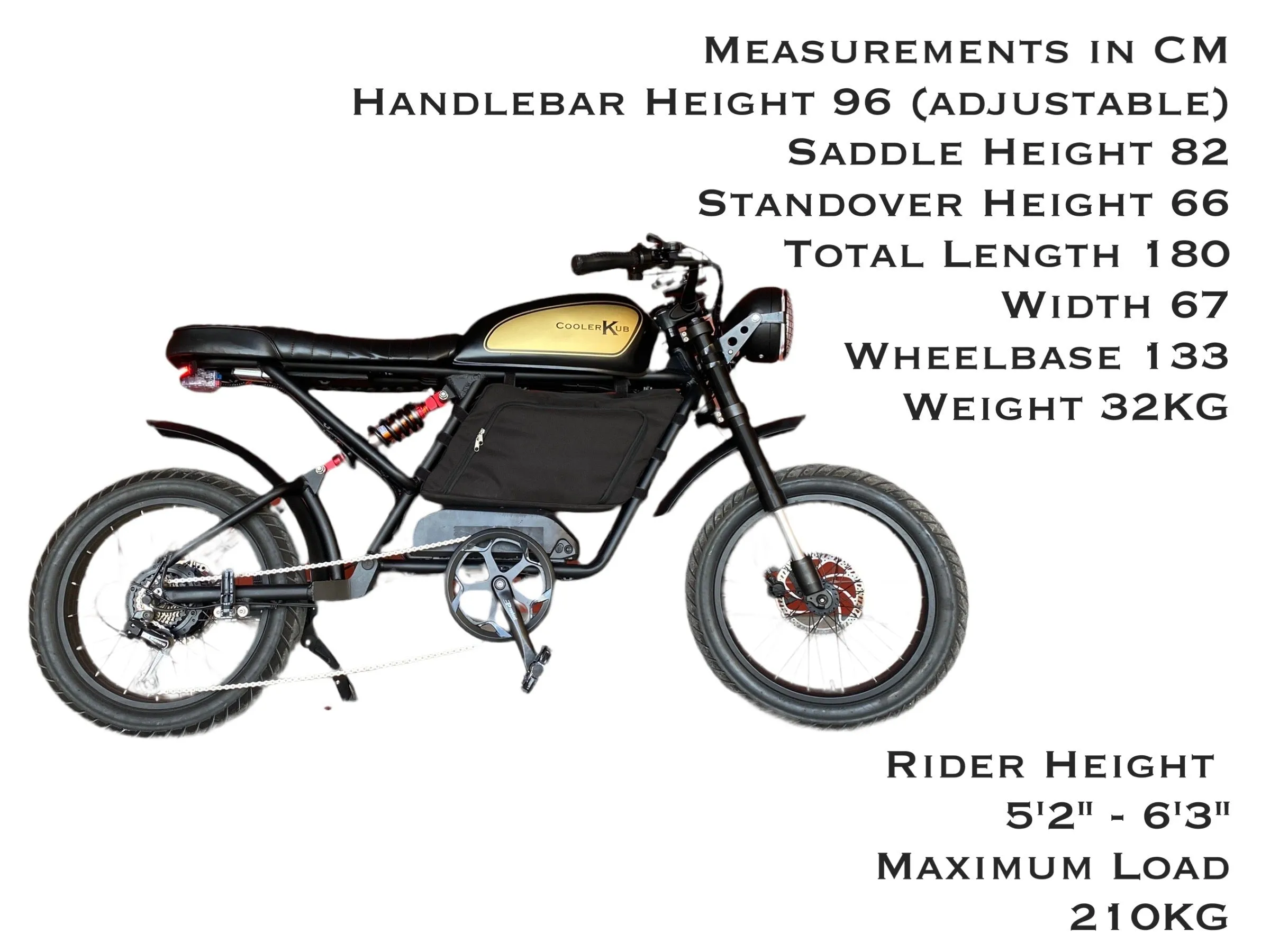 Cooler Kub 750S - Dual Removable Battery, 80km  Range