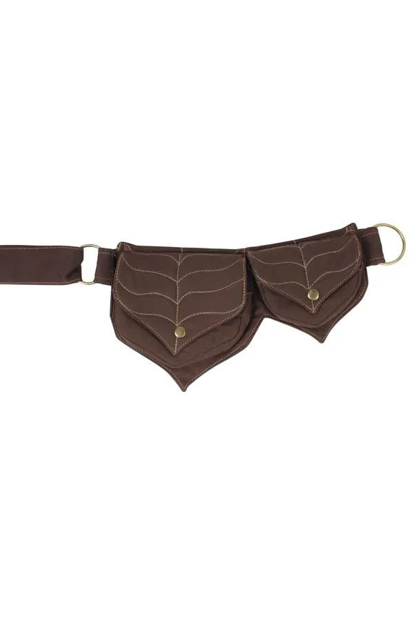 Cotton two Leaf Pocket Waist Belt